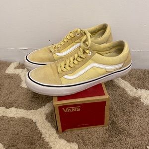 Size 10.5 yellow vans